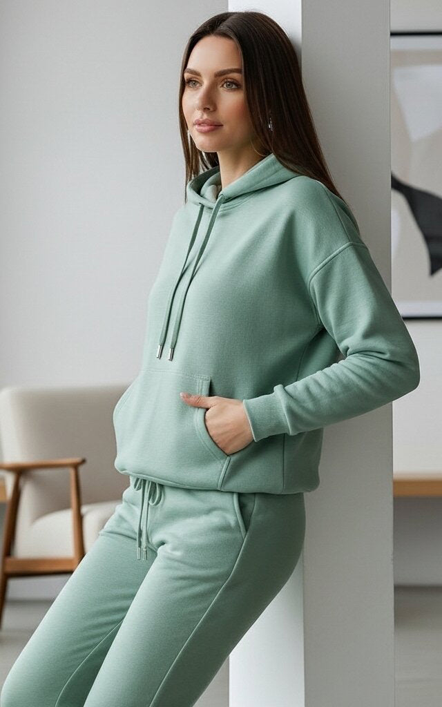 See Green Hoodie Tracksuit
