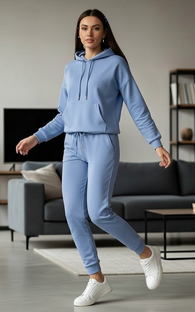 Indigo Hoodie Tracksuit