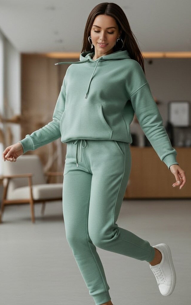 See Green Hoodie Tracksuit