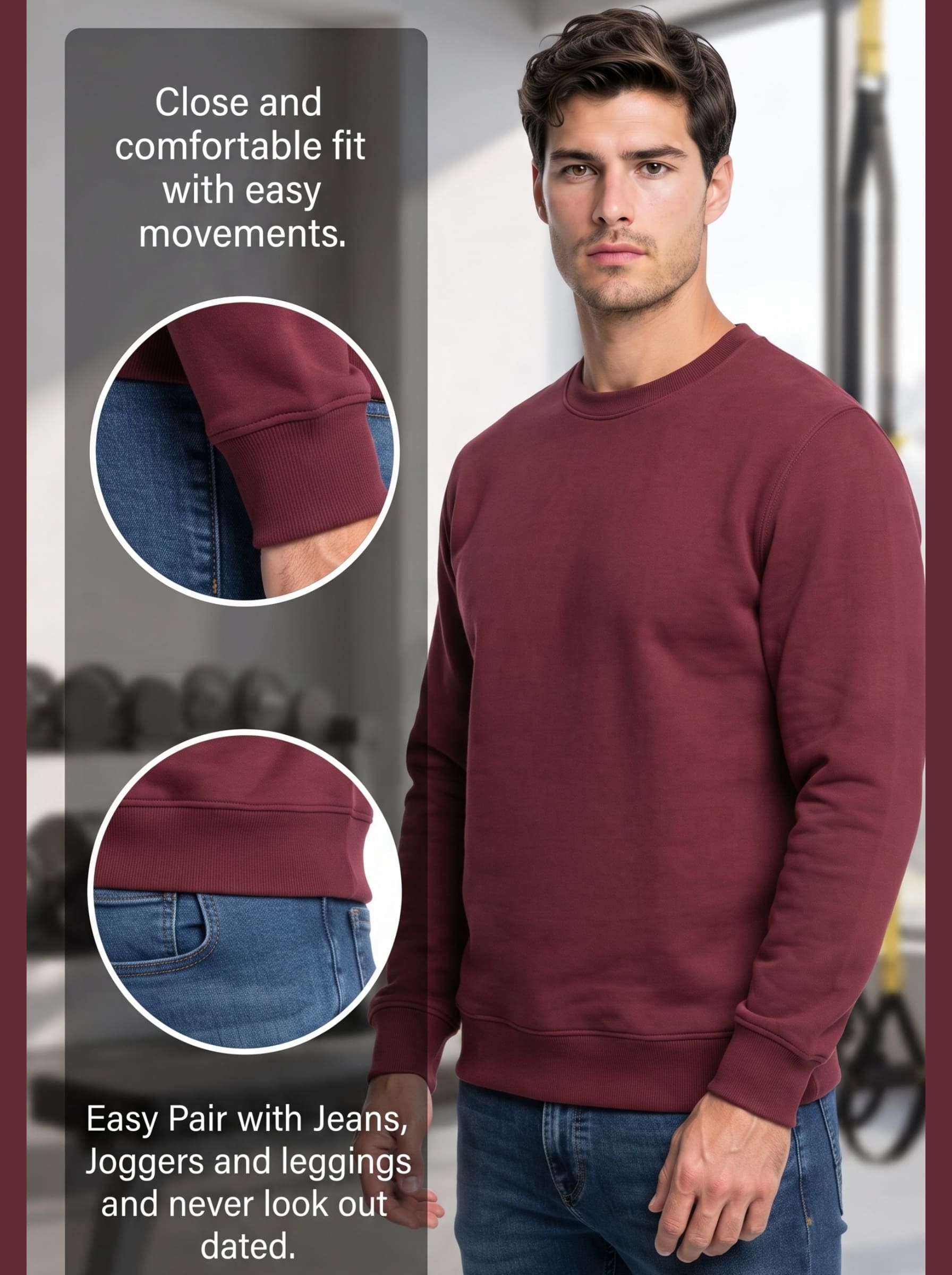 Cozy Men's Sweatshirts | SKM