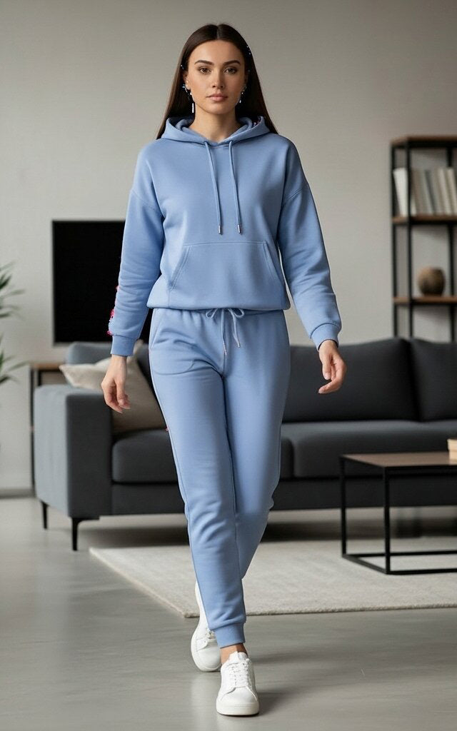 Indigo Hoodie Tracksuit