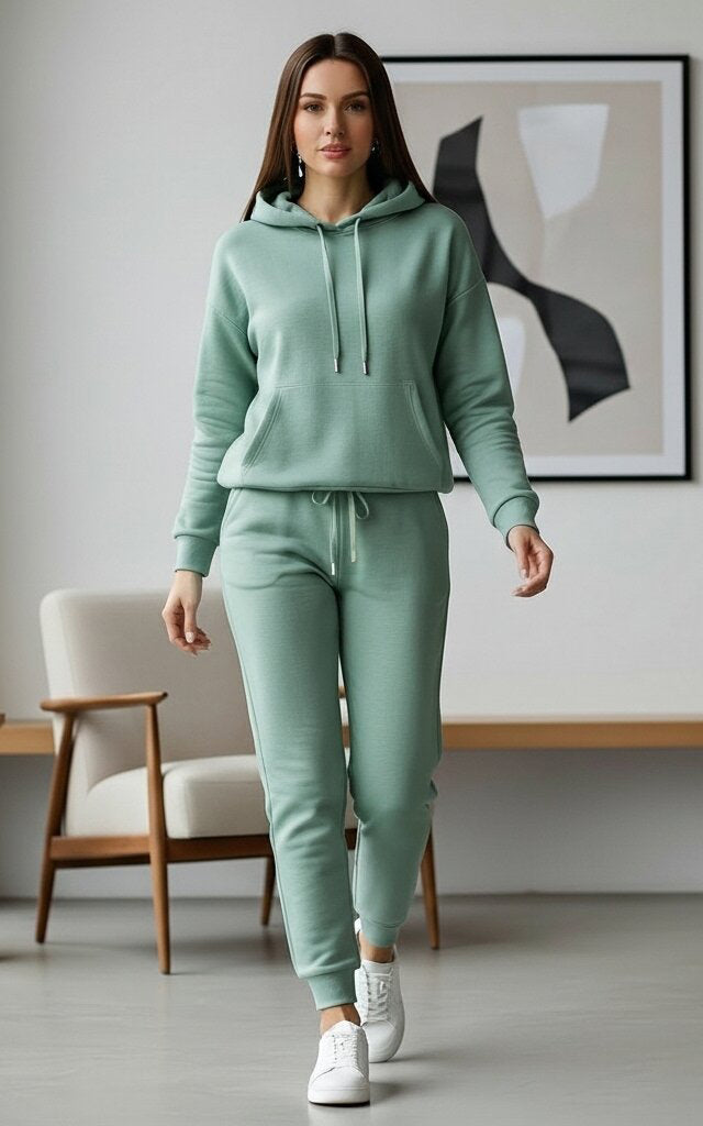 See Green Hoodie Tracksuit