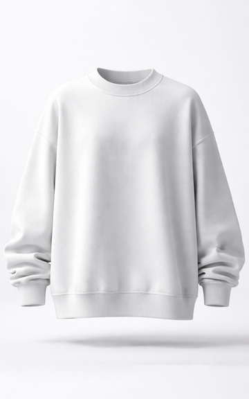 White Men's Classic Sweatshirt