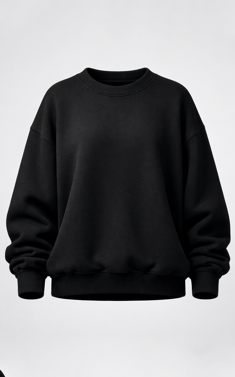 Black Men's Classic Sweatshirt