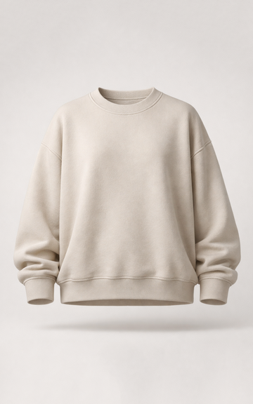 Beige Men's Classic Sweatshirt