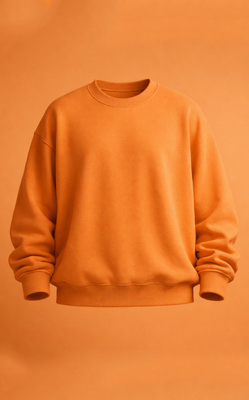 Orange Men's Classic Sweatshirt