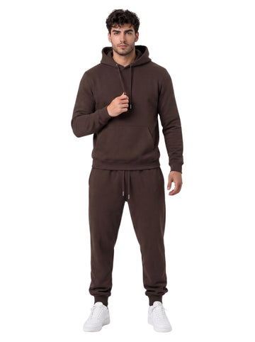 Premium Men's Hoodie Tracksuit | SKM Khaki