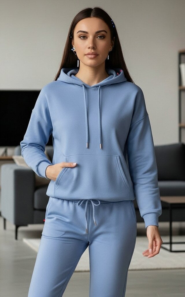 Indigo Hoodie Tracksuit