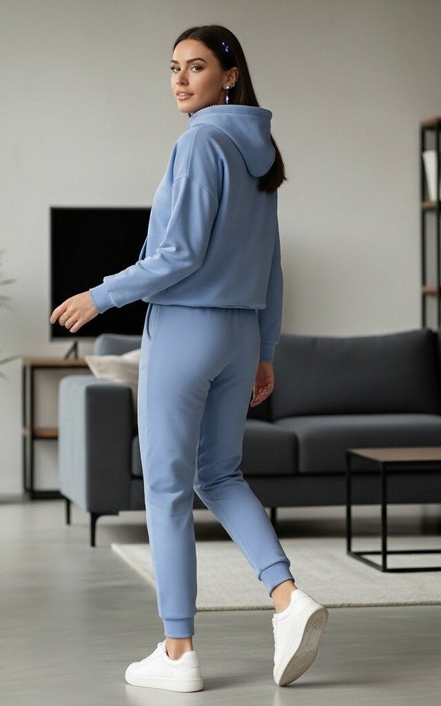 Indigo Hoodie Tracksuit Indigo