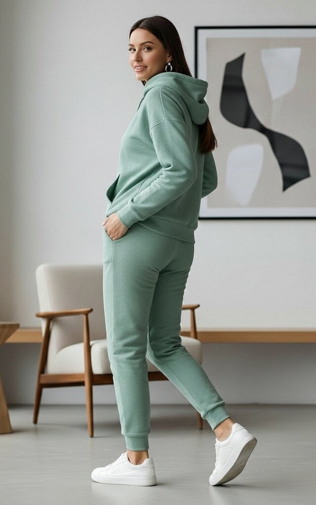 See Green Hoodie Tracksuit