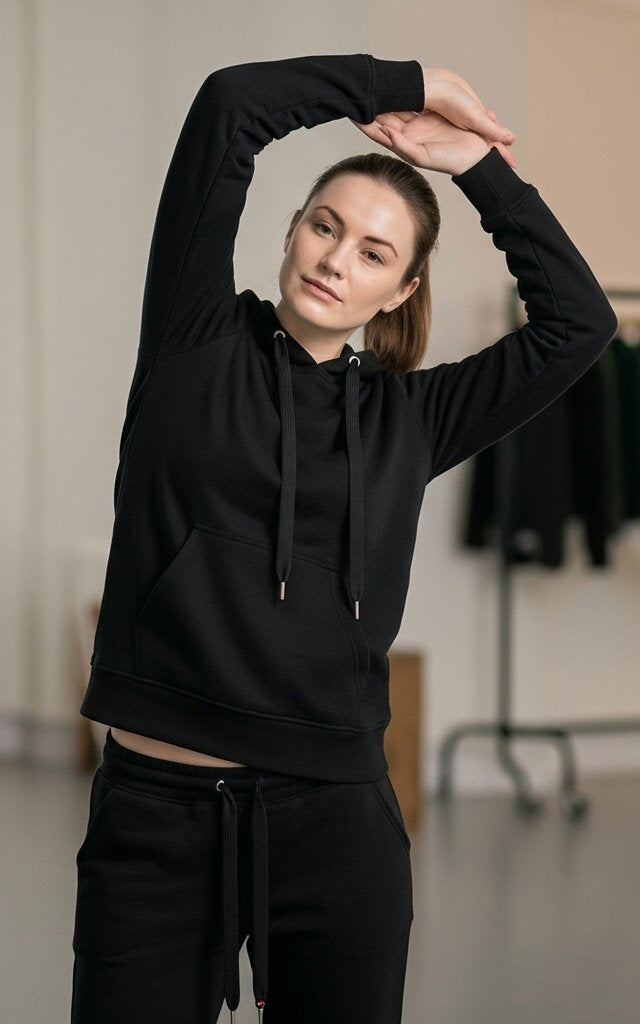 Black Hoodie Tracksuit