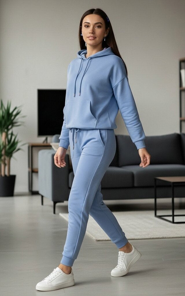 Indigo Hoodie Tracksuit