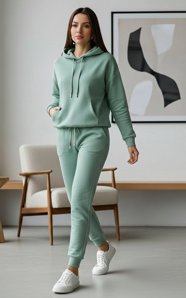See Green Hoodie Tracksuit