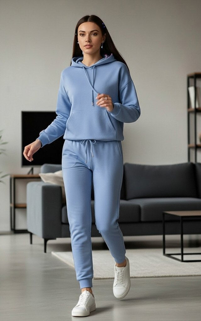 Indigo Hoodie Tracksuit