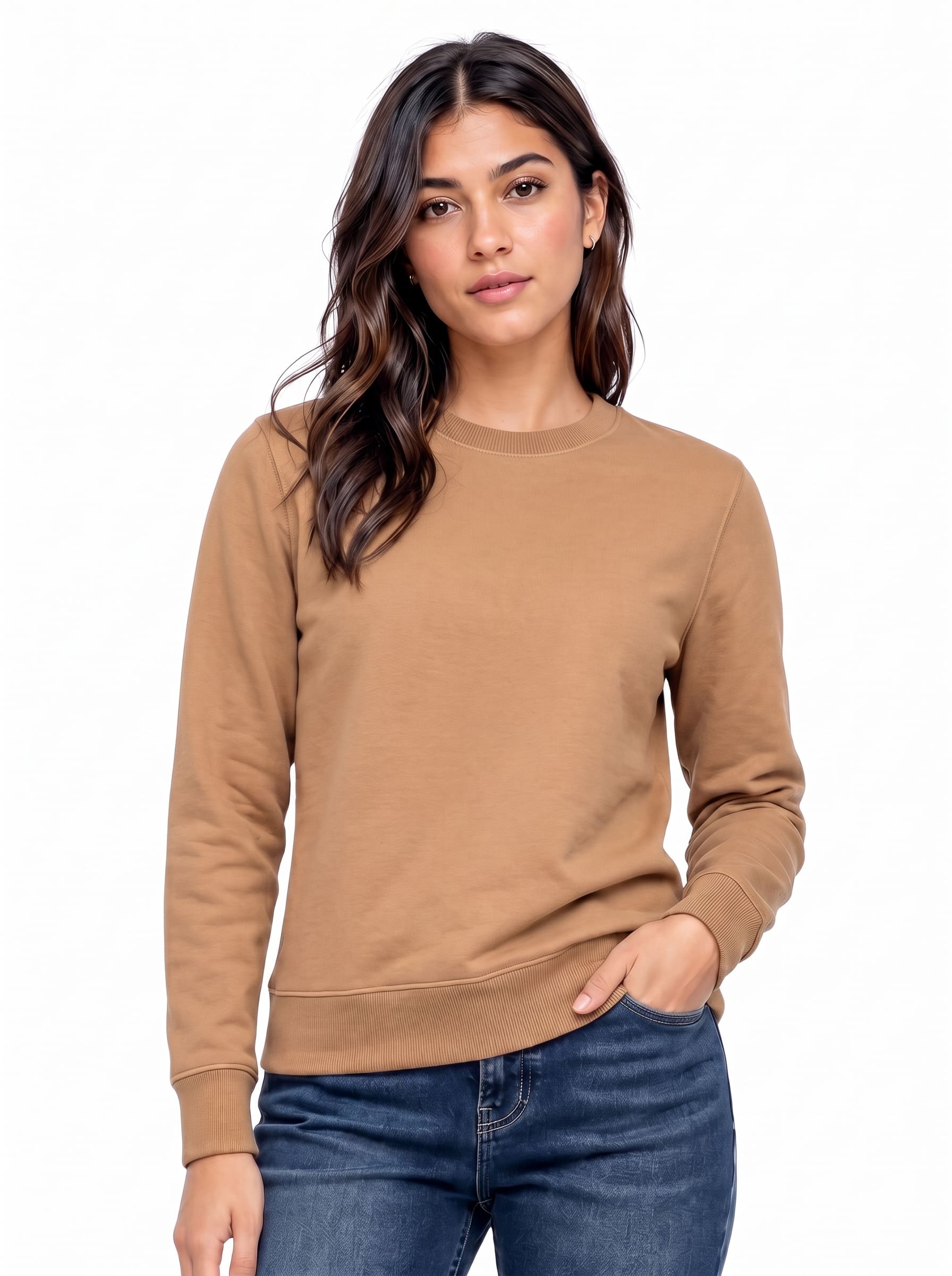 Women's Sweatshirts Pack of 3 | SKM Camel