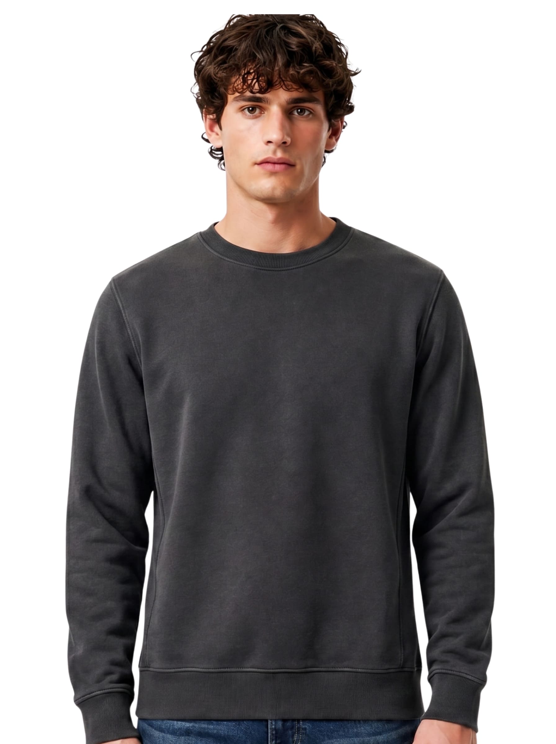 Cozy Men's Sweatshirts | SKM Charcoal
