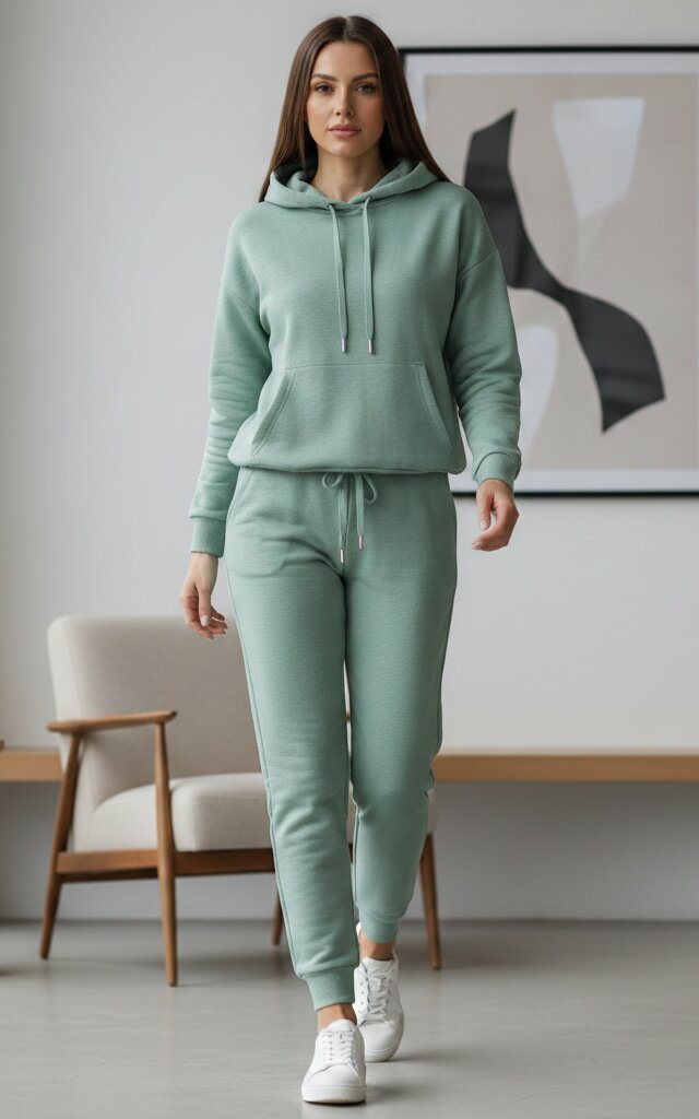 See Green Hoodie Tracksuit