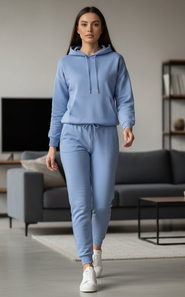 Indigo Hoodie Tracksuit
