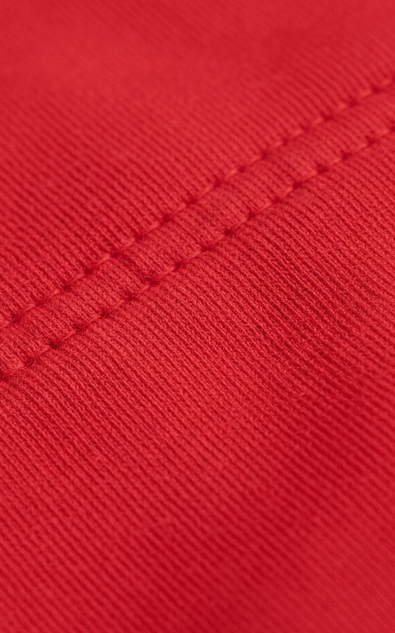 Red Zipper Hoodie Tracksuit