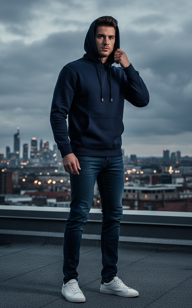 Navy Hoodie