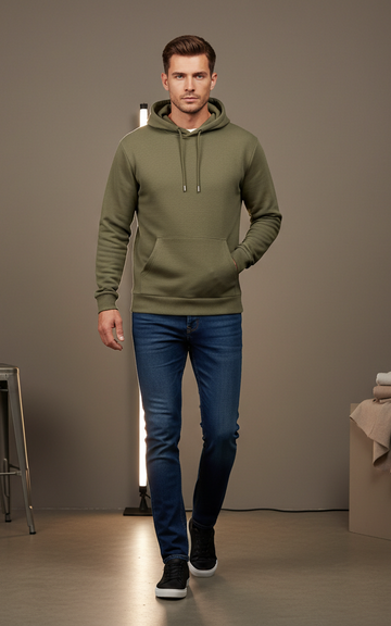 Khaki Hoodie Khaki