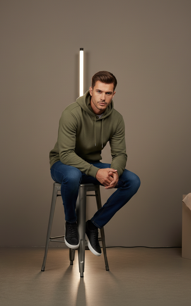 Khaki Hoodie