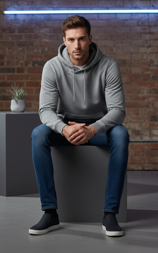 H-Grey Hoodie