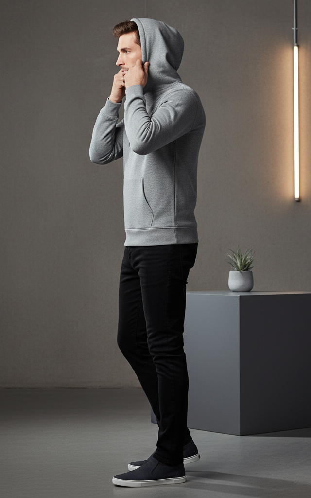 H-Grey Hoodie