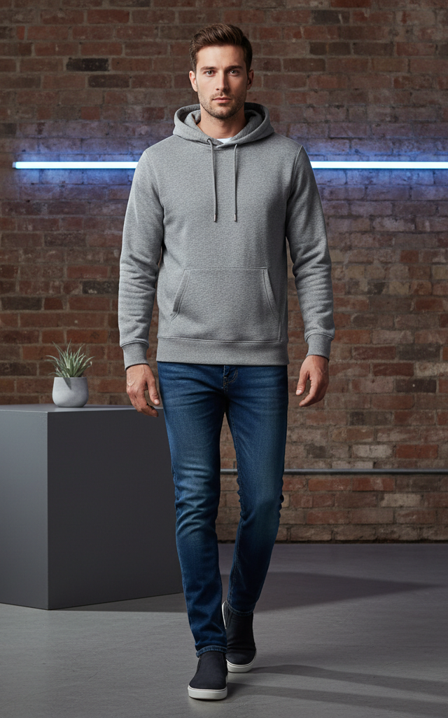 H-Grey Hoodie