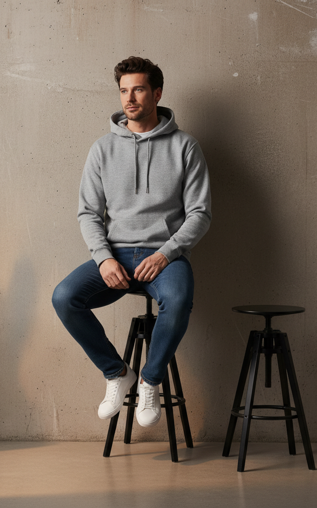 Ash Grey Hoodie