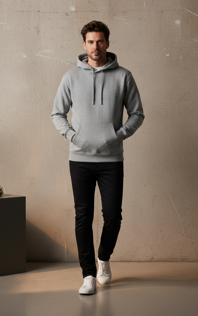 Ash Grey Hoodie