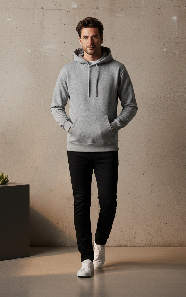 Ash Grey Hoodie