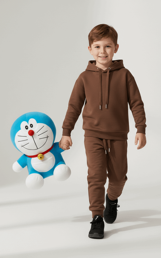 Chocolate Brown Hoodie Tracksuit