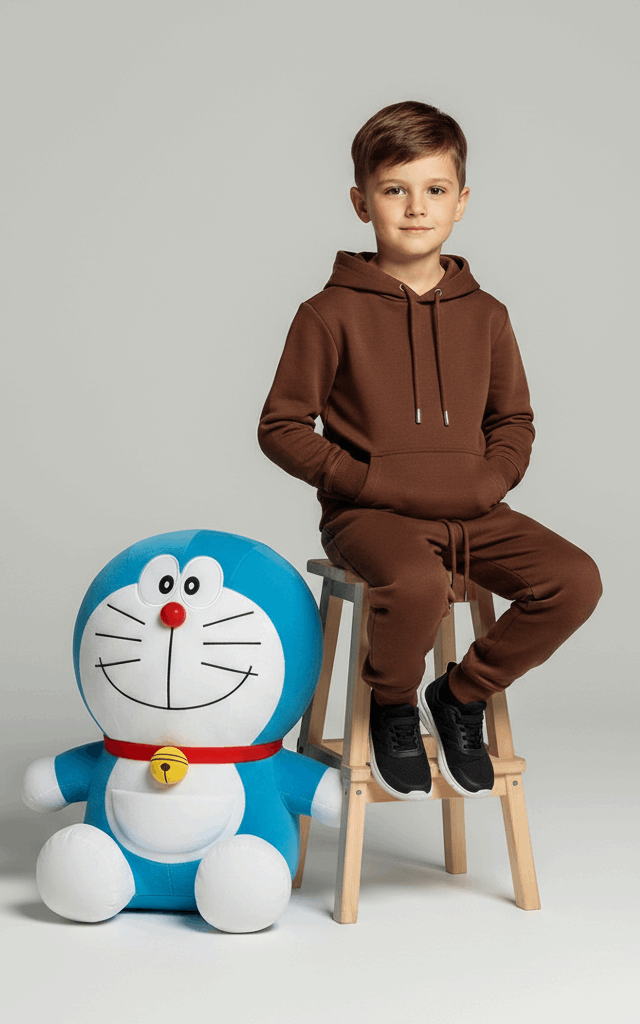 Chocolate Brown Hoodie Tracksuit