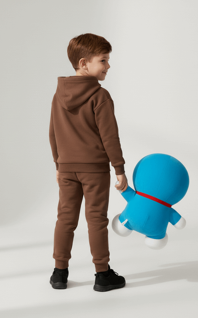 Chocolate Brown Hoodie Tracksuit