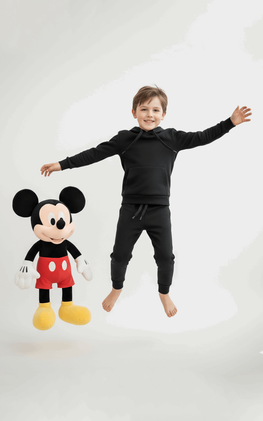 Black Hoodie Tracksuit