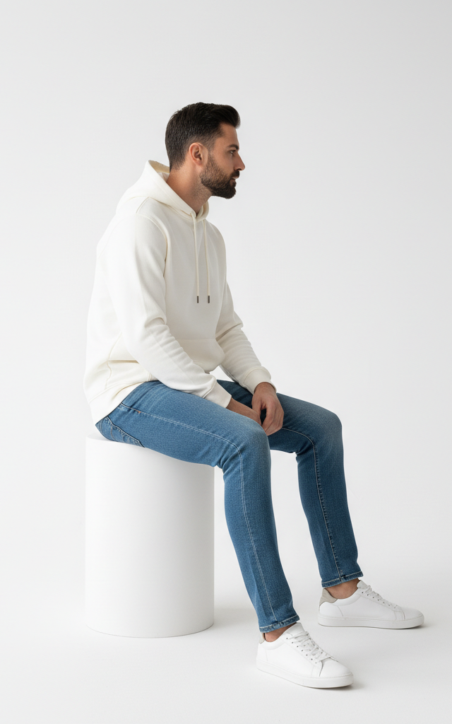 White Hoodie White