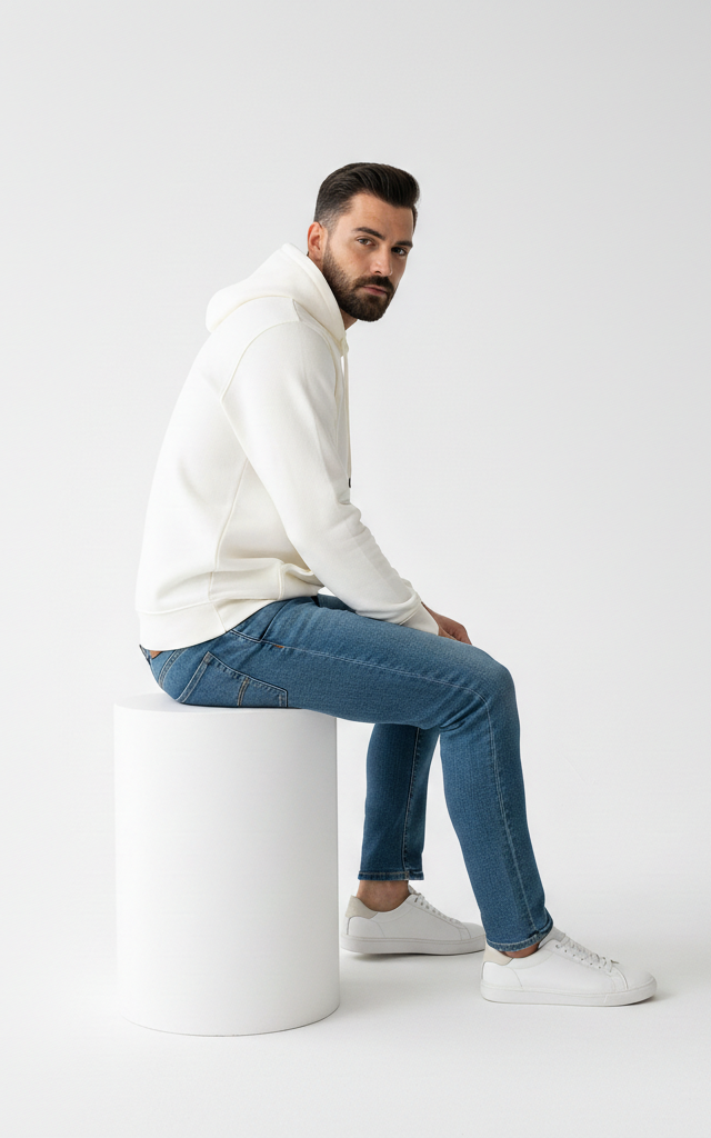 White Hoodie