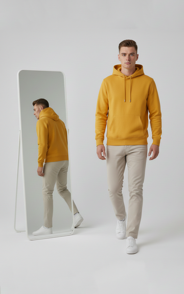 Golden Hoodie Golden Yellow