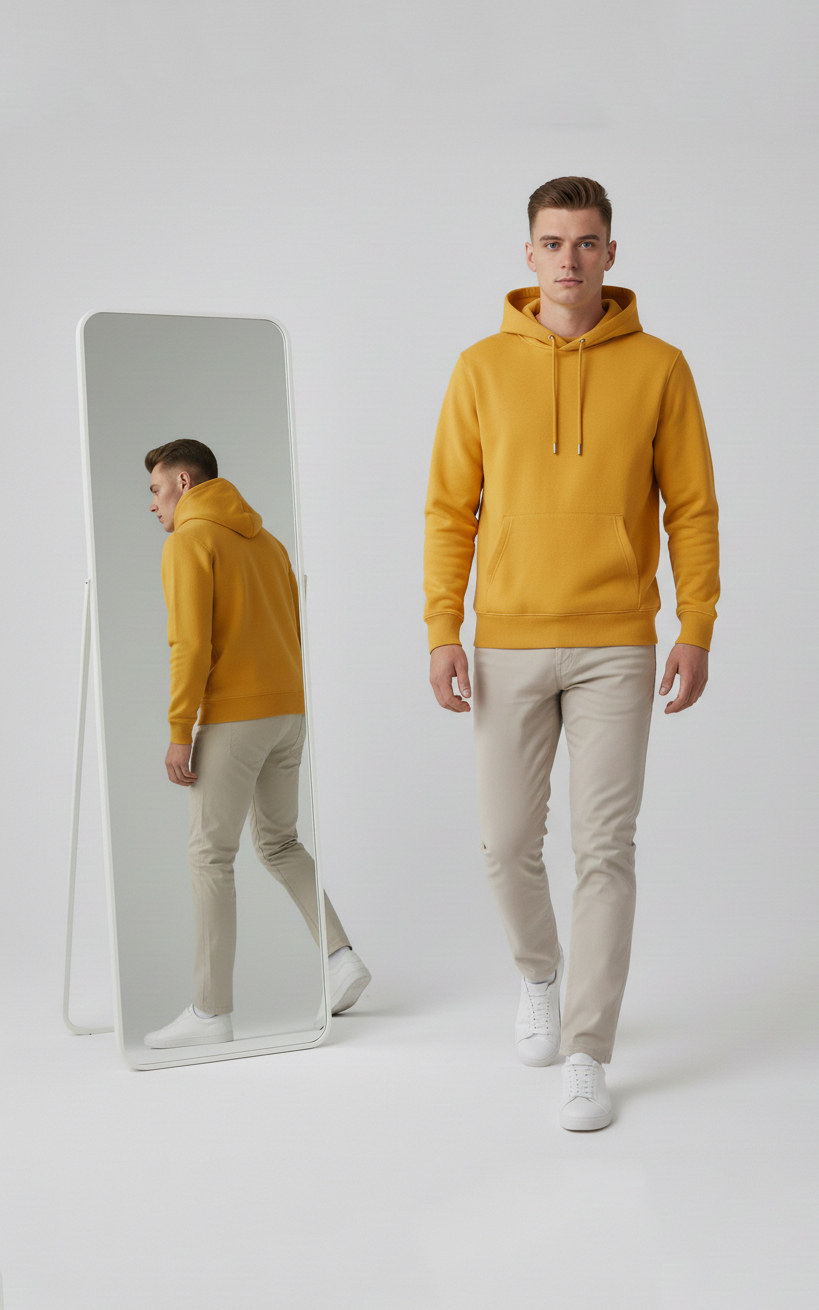 Golden Hoodie Golden Yellow