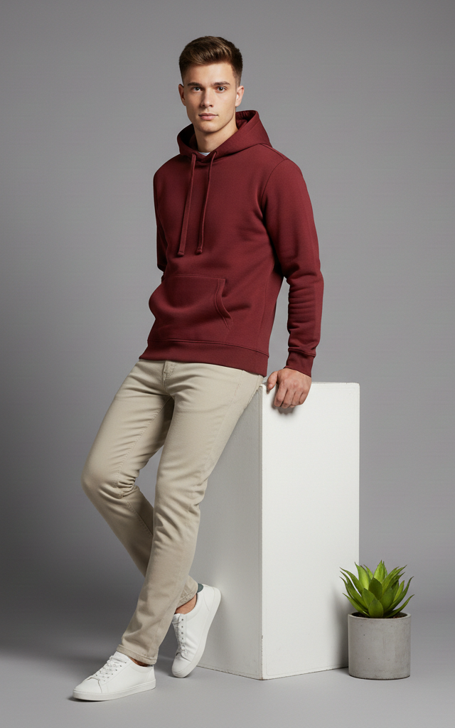 Maroon Hoodie Maroon
