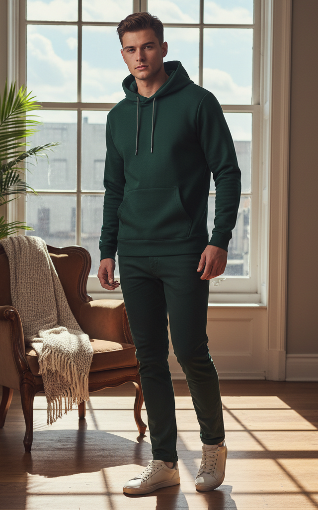 Bottle Green Hoodie