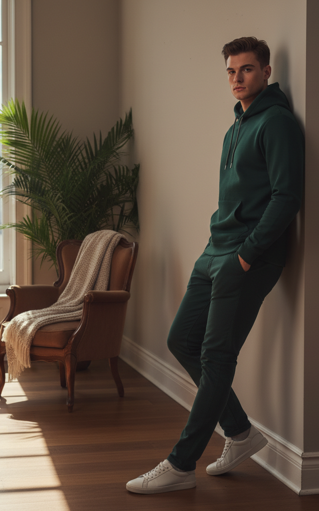 Bottle Green Hoodie Bottle Green