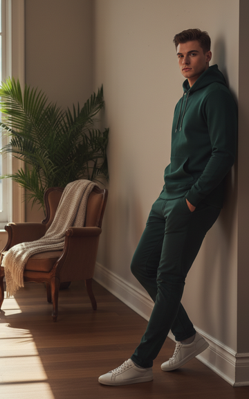 Bottle Green Hoodie Bottle Green