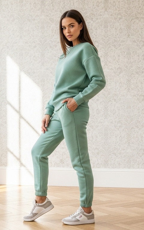 See Green Sweatshirt Tracksuit