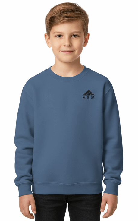 Classic Sweatshirt for Boys – Comfortable Everyday Wear Light Green