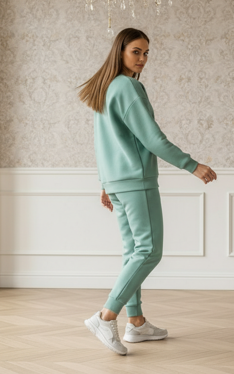 See Green Sweatshirt Tracksuit