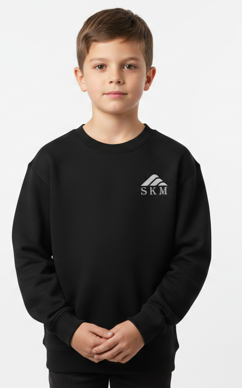 Classic Sweatshirt for Boys – Comfortable Everyday Wear Black