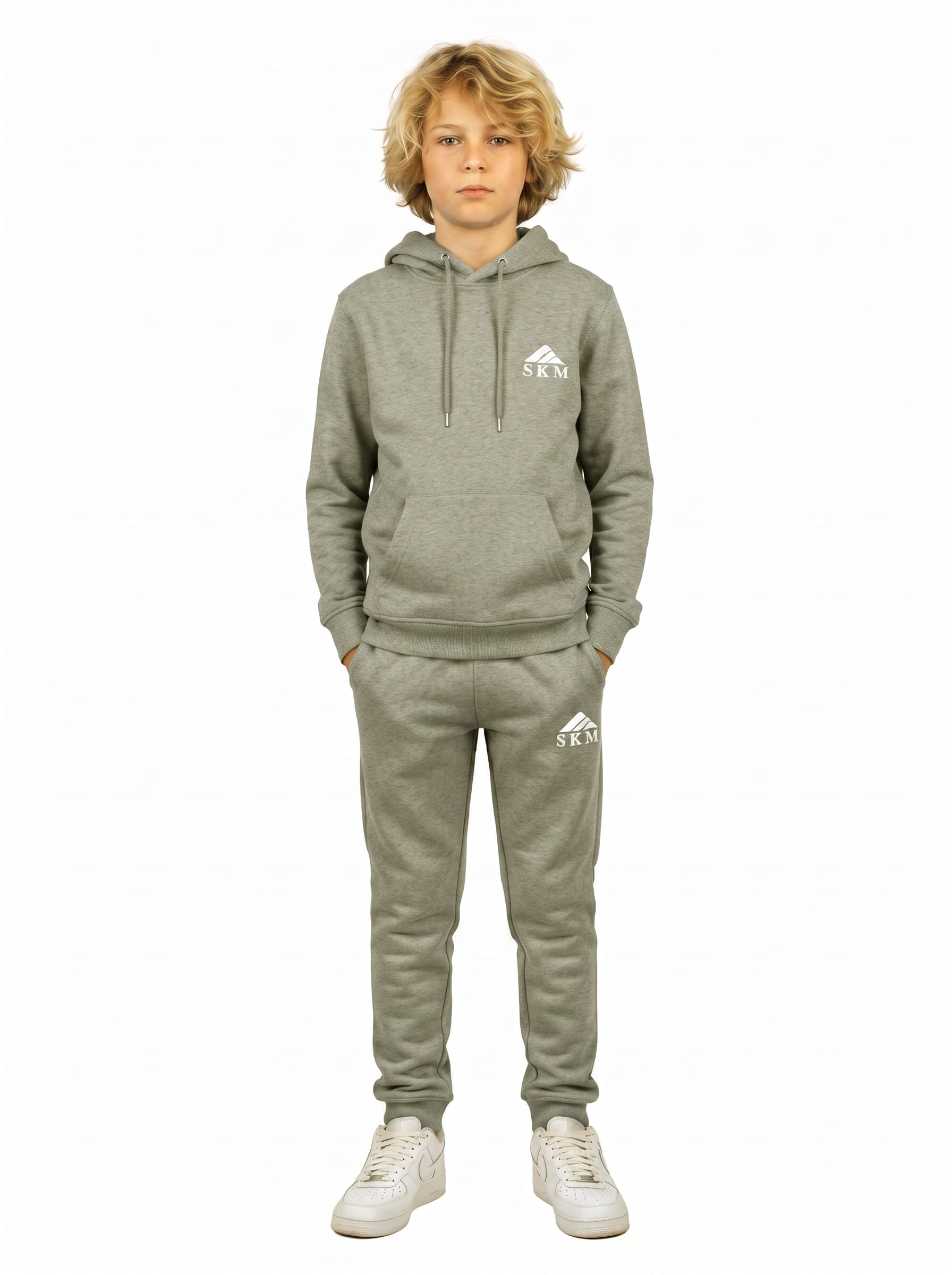 Premium Boys' Sweatshirt Tracksuit | SKM Outlet Charcoal
