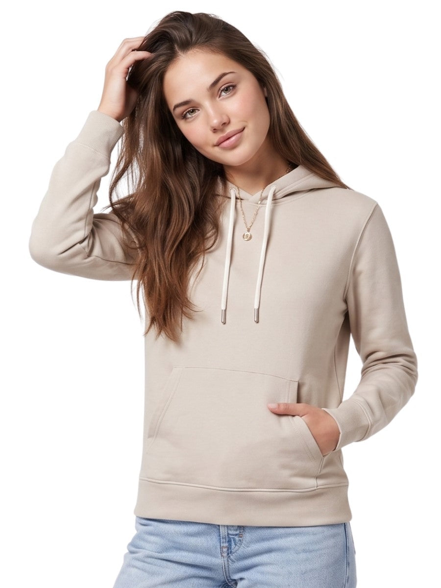 Women's Pullover Hoodies | SKM Beige